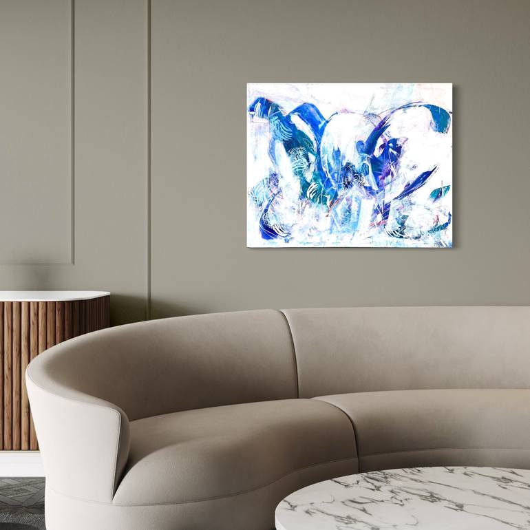 Original Abstract Expressionism Abstract Painting by Michelle Hold