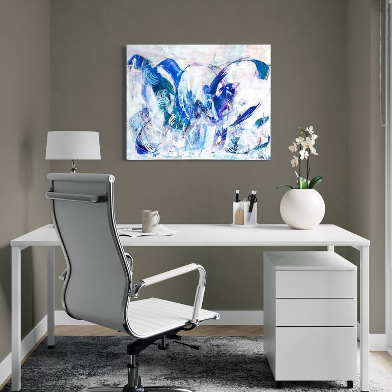 Original Abstract Expressionism Abstract Painting by Michelle Hold