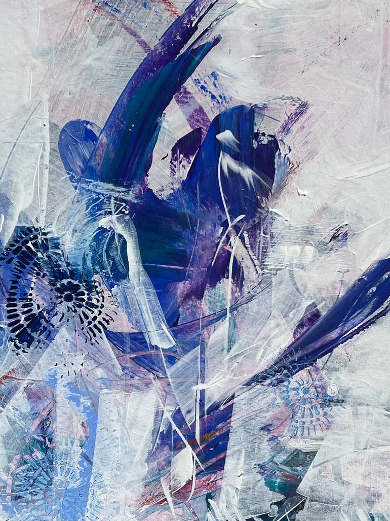 Original Abstract Expressionism Abstract Painting by Michelle Hold