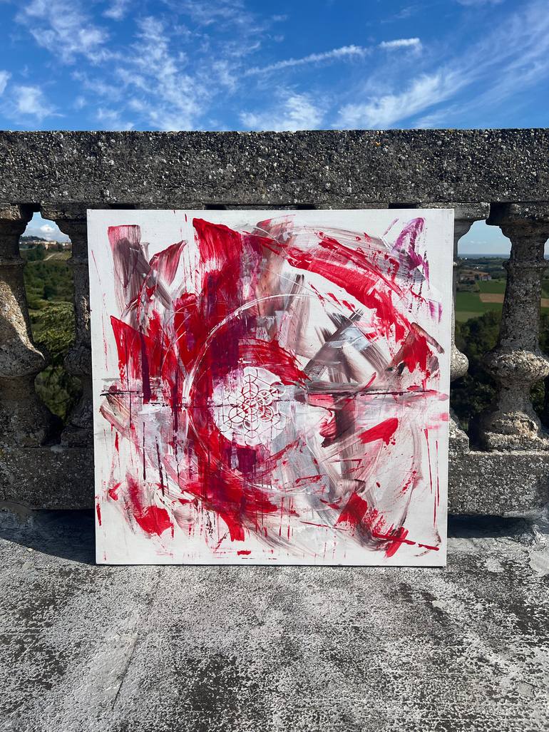 Original Abstract Expressionism Abstract Painting by Michelle Hold