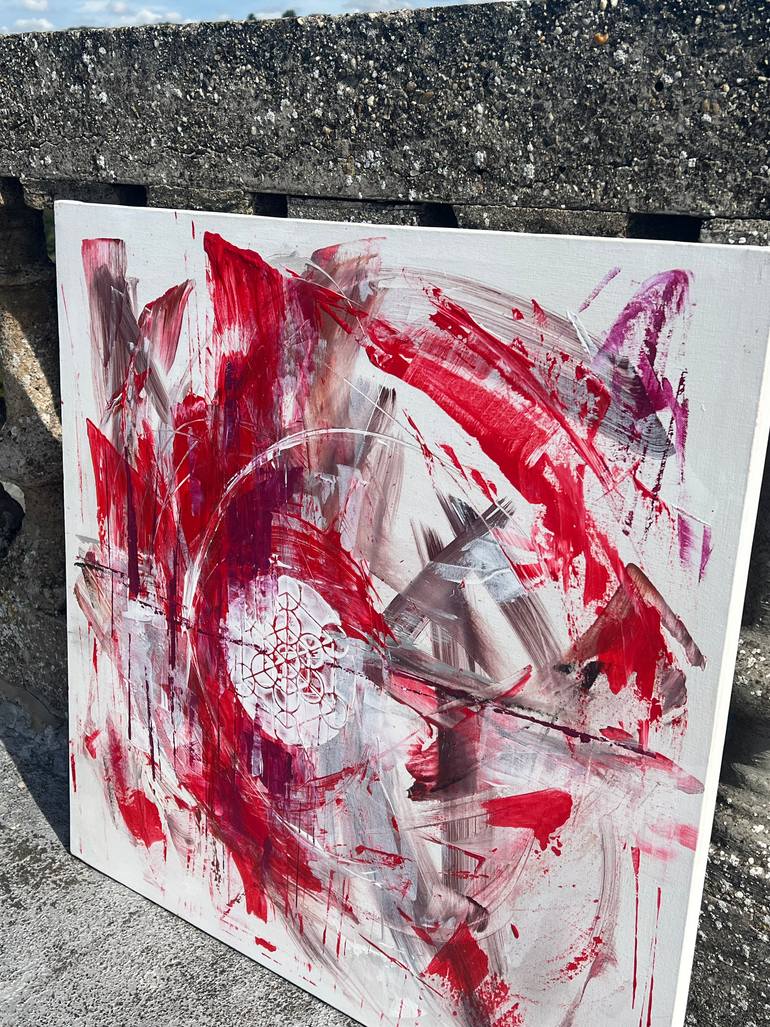 Original Abstract Expressionism Abstract Painting by Michelle Hold