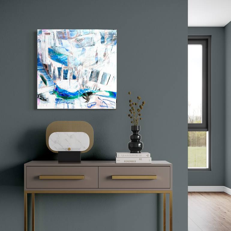 Original Abstract Expressionism Abstract Painting by Michelle Hold