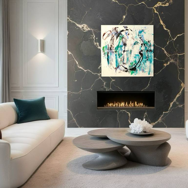 Original Abstract Expressionism Abstract Painting by Michelle Hold