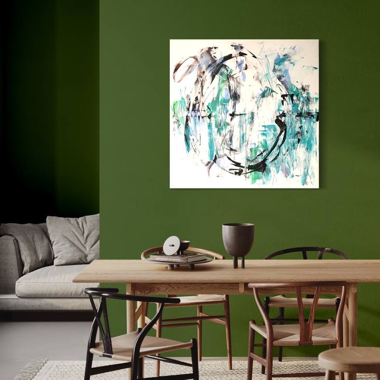 Original Abstract Expressionism Abstract Painting by Michelle Hold