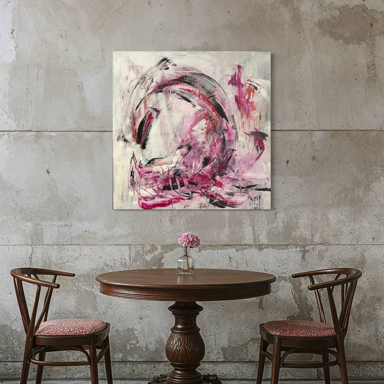 Original Abstract Expressionism Abstract Painting by Michelle Hold