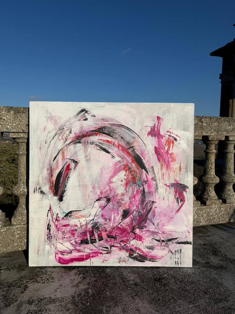 Original Abstract Expressionism Abstract Painting by Michelle Hold
