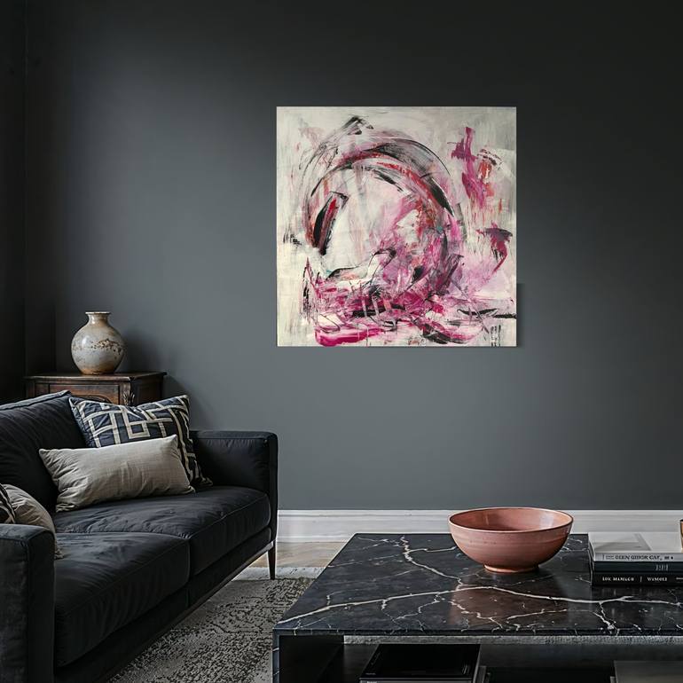 Original Abstract Expressionism Abstract Painting by Michelle Hold