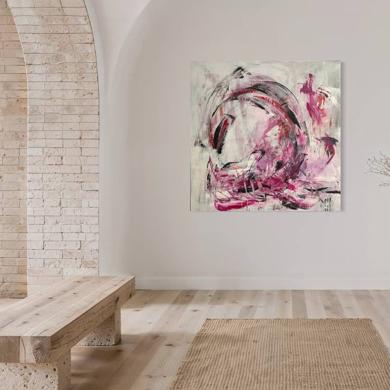 Original Abstract Expressionism Abstract Painting by Michelle Hold
