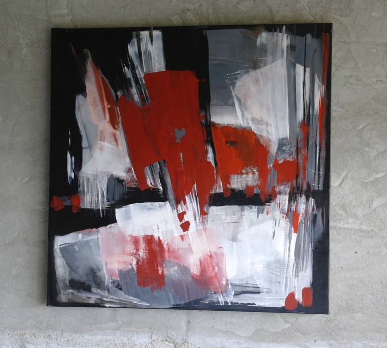 Original Abstract Expressionism Abstract Painting by Michelle Hold