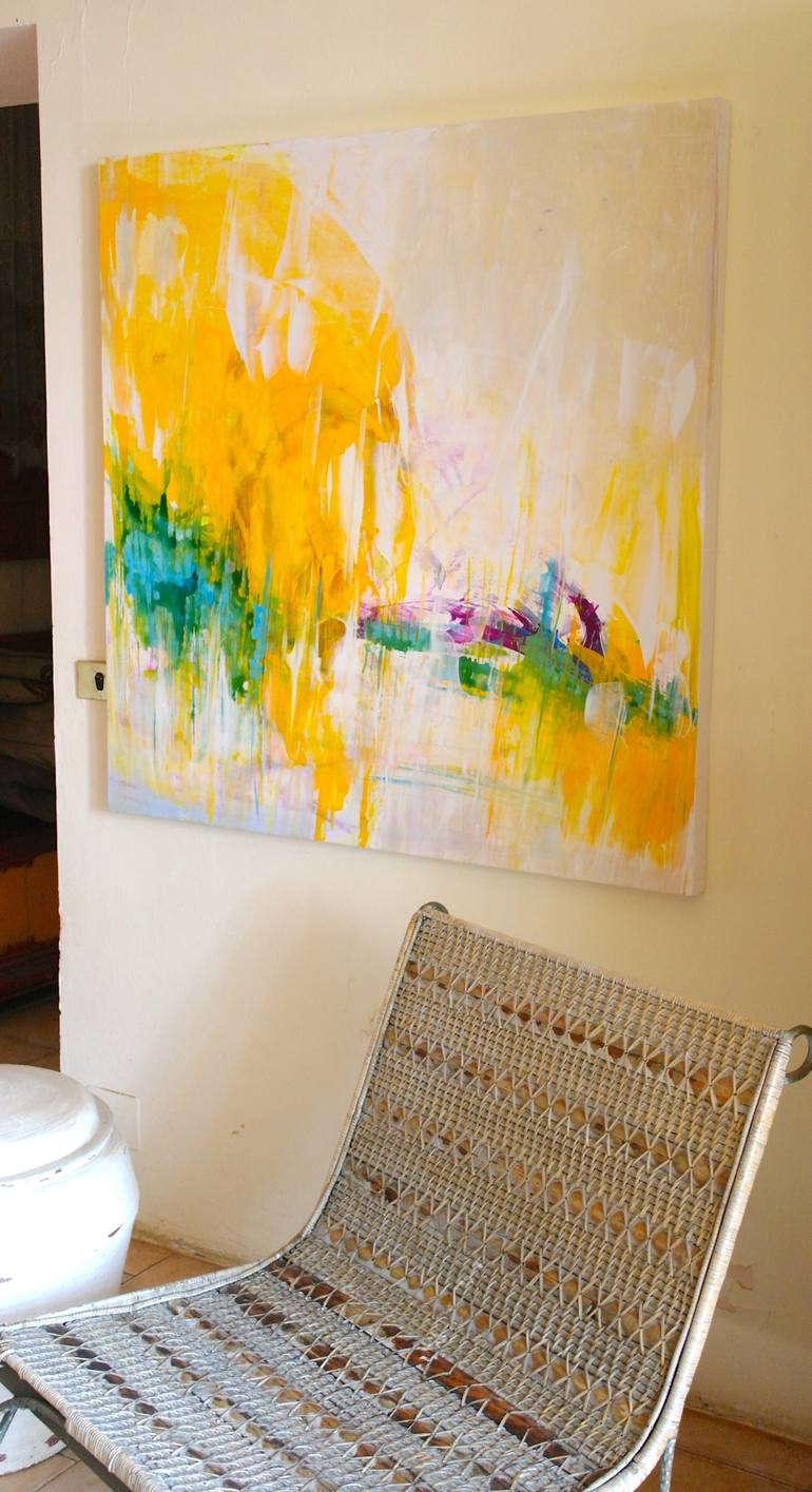 Original Abstract Landscape Painting by Michelle Hold