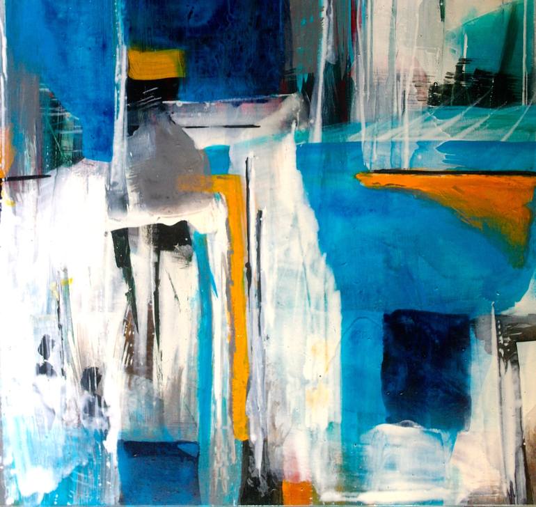 Original Abstract Expressionism Abstract Painting by Michelle Hold