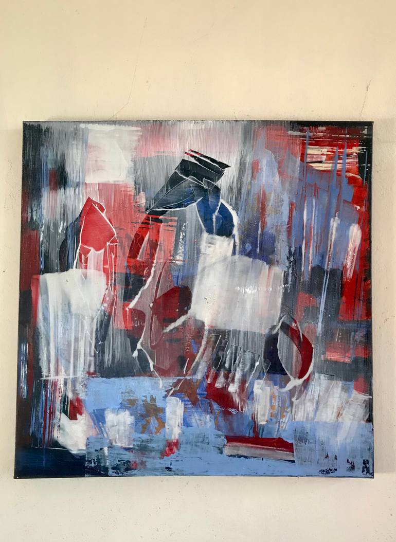 Original Abstract Expressionism Abstract Painting by Michelle Hold