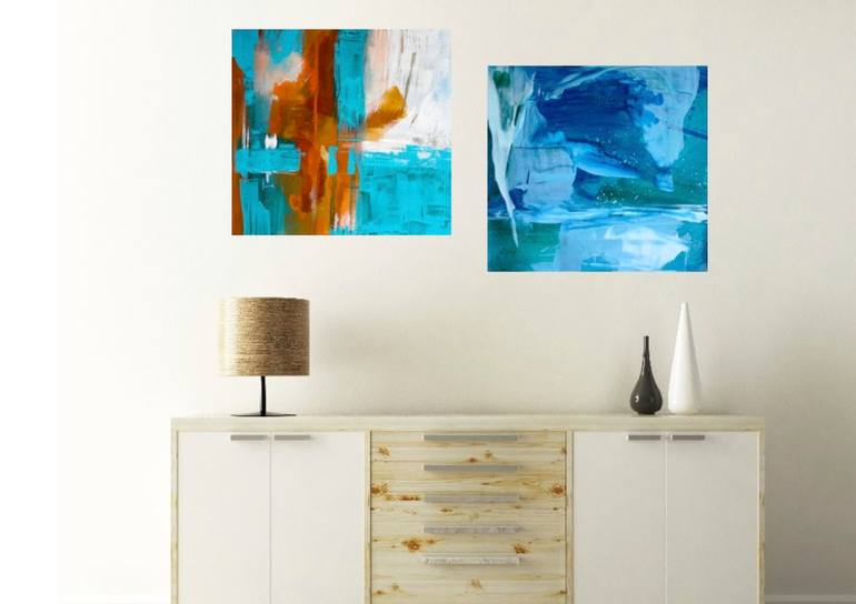 Original Abstract Expressionism Abstract Painting by Michelle Hold