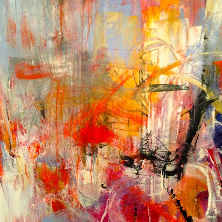 Original Abstract Expressionism Abstract Painting by Michelle Hold