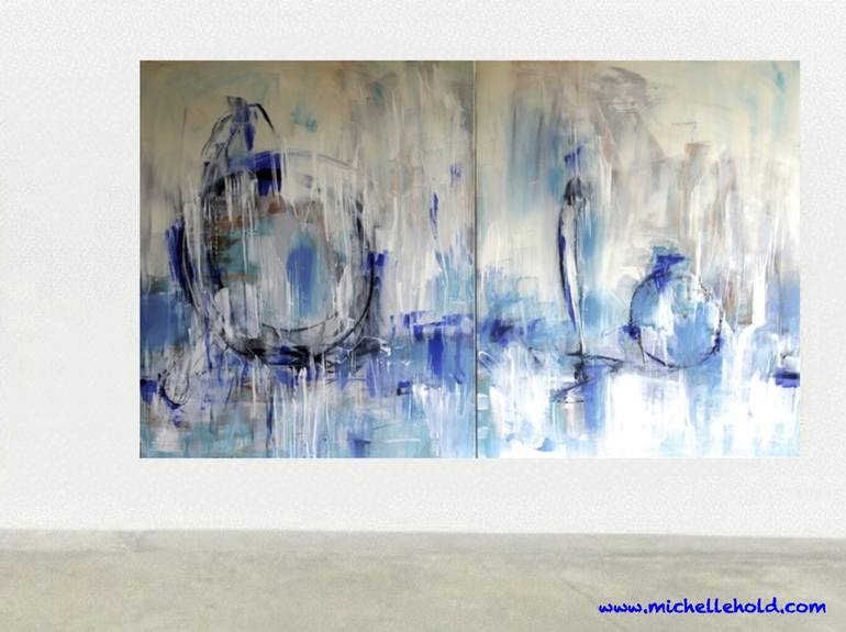 Original Abstract Expressionism Abstract Painting by Michelle Hold