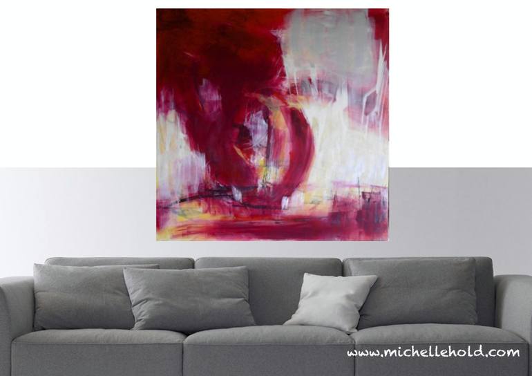 Original Abstract Expressionism Abstract Painting by Michelle Hold