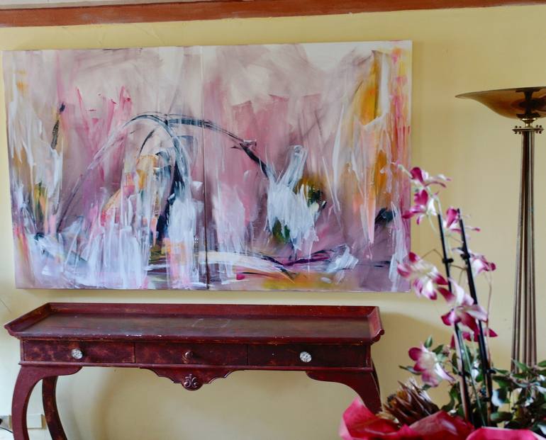 Original Abstract Expressionism Abstract Painting by Michelle Hold