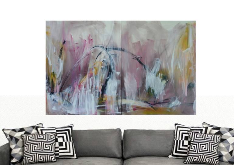 Original Abstract Expressionism Abstract Painting by Michelle Hold