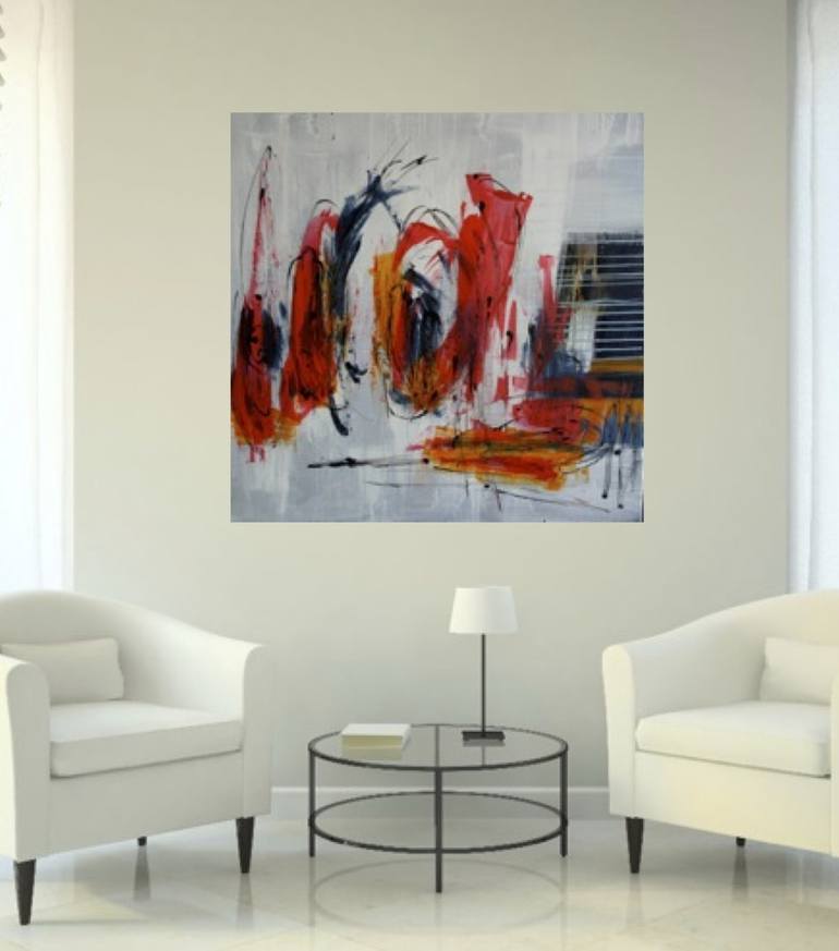 Original Abstract Expressionism Abstract Painting by Michelle Hold