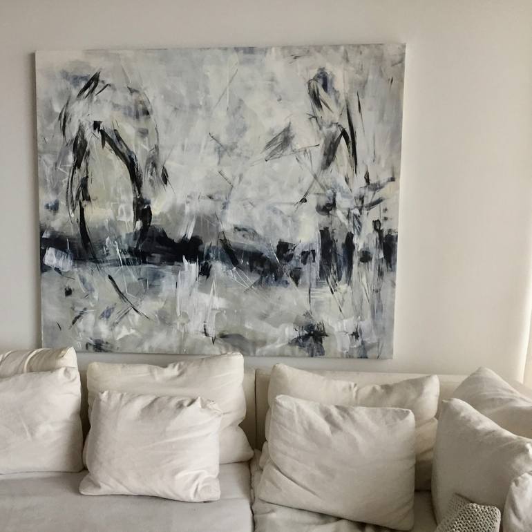 Original Abstract Expressionism Abstract Painting by Michelle Hold