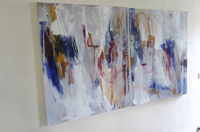 Original Abstract Expressionism Abstract Painting by Michelle Hold