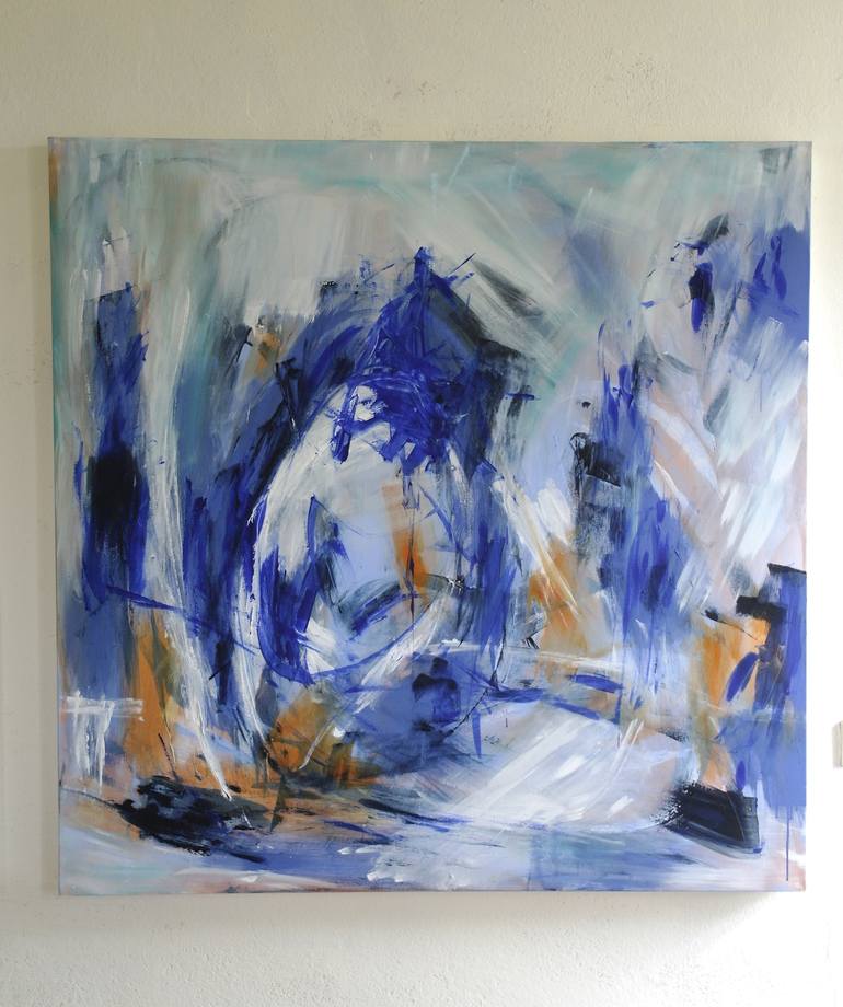 Original Abstract Expressionism Abstract Painting by Michelle Hold