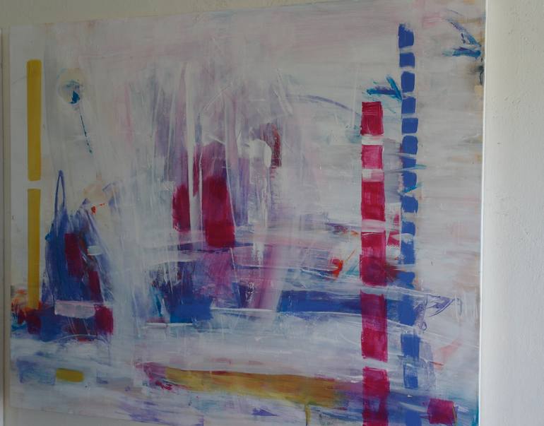 Original Abstract Expressionism Abstract Painting by Michelle Hold
