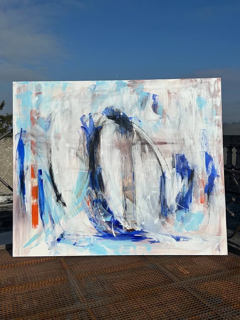 Original Abstract Expressionism Abstract Painting by Michelle Hold