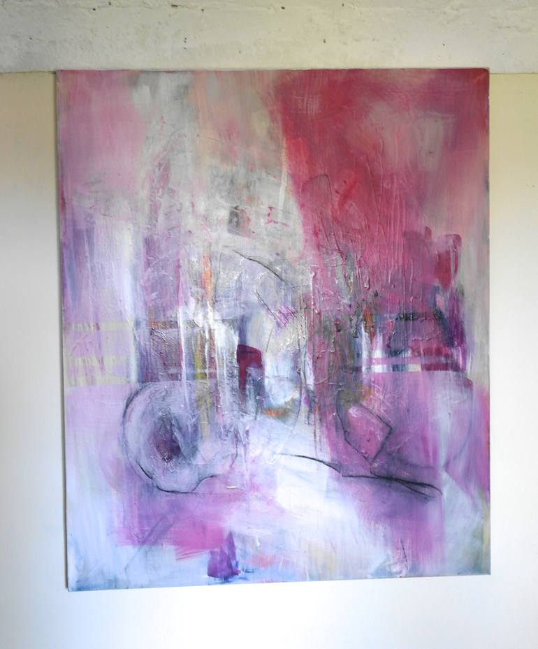 Original Abstract Expressionism Abstract Painting by Michelle Hold