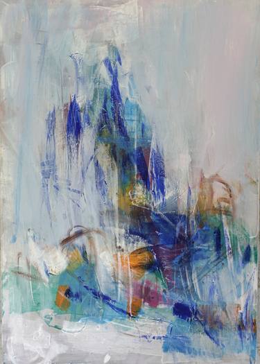 Original Abstract Expressionism Abstract Paintings by Michelle Hold