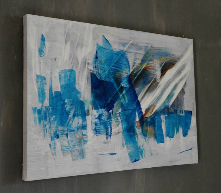 Original Abstract Expressionism Abstract Painting by Michelle Hold