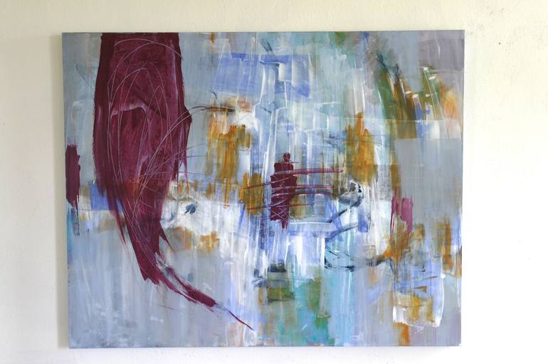 Original Abstract Expressionism Abstract Painting by Michelle Hold