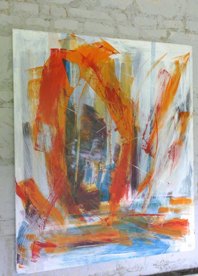 Original Abstract Expressionism Abstract Painting by Michelle Hold