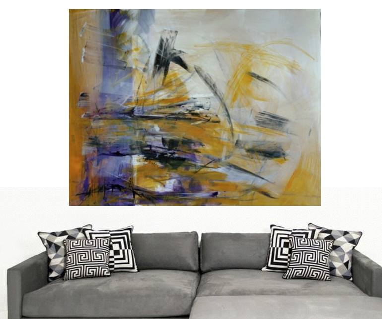 Original Abstract Expressionism Abstract Painting by Michelle Hold