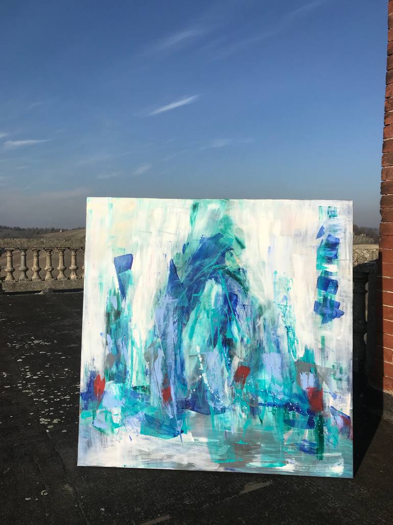 Original Abstract Expressionism Abstract Painting by Michelle Hold
