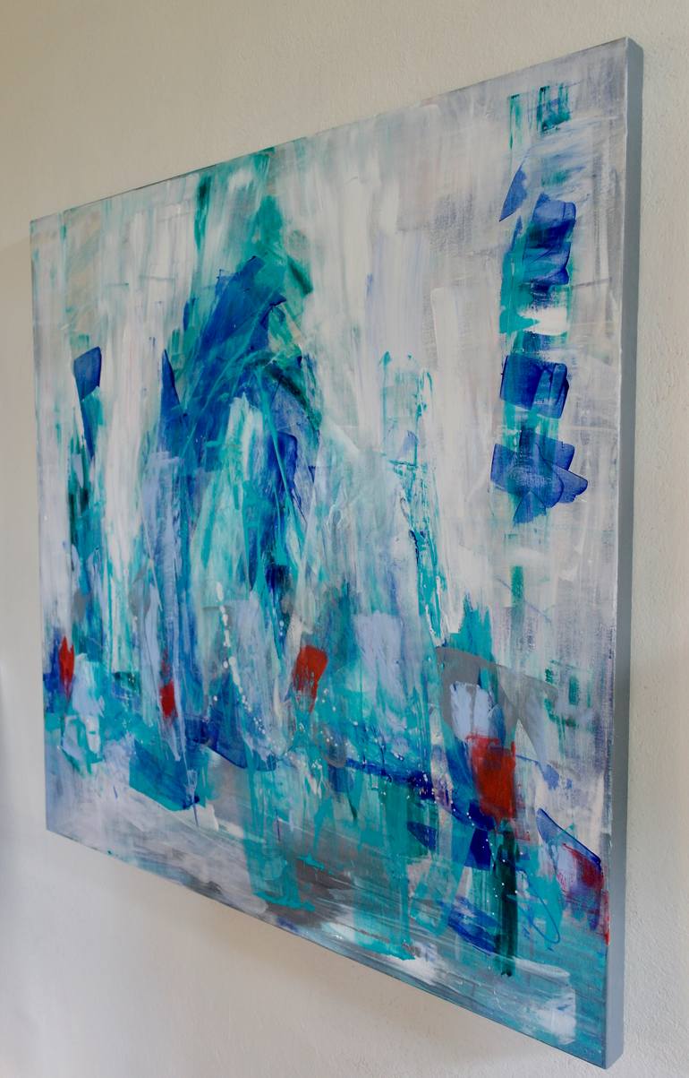 Original Abstract Expressionism Abstract Painting by Michelle Hold