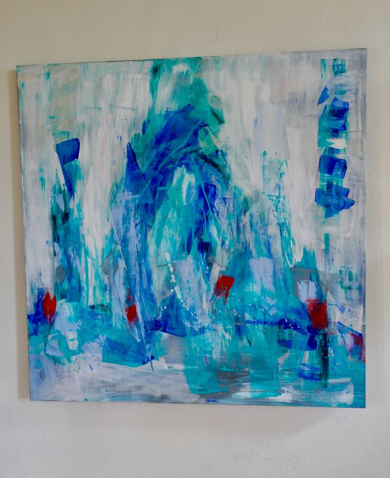 Original Abstract Expressionism Abstract Painting by Michelle Hold