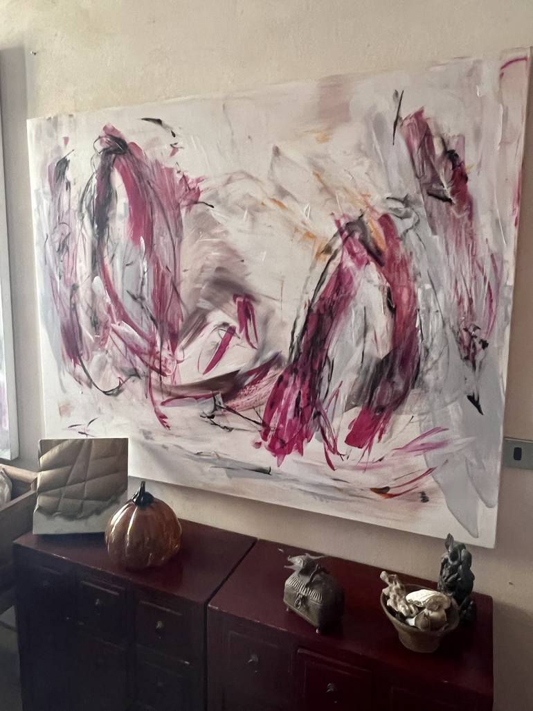 Original Abstract Expressionism Abstract Painting by Michelle Hold