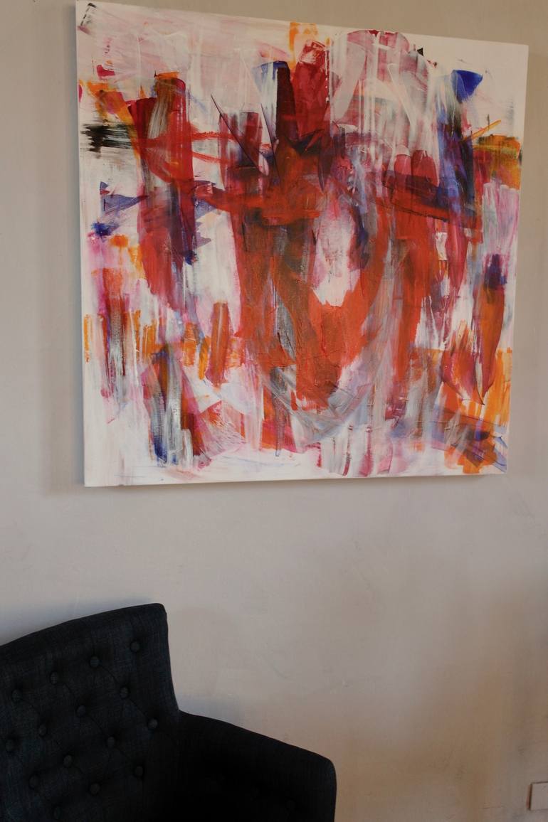 Original Abstract Expressionism Abstract Painting by Michelle Hold