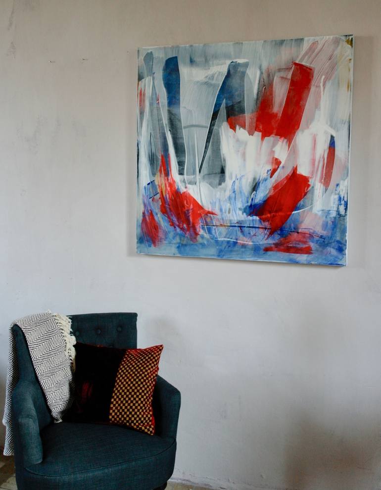 Original Abstract Expressionism Abstract Painting by Michelle Hold