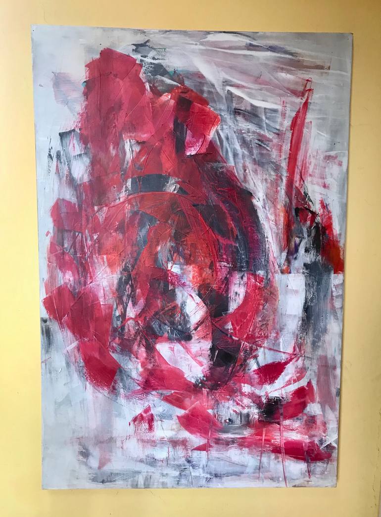 Original Abstract Expressionism Abstract Painting by Michelle Hold