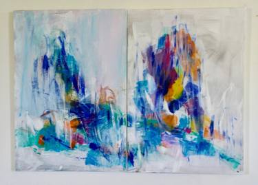 Original Abstract Expressionism Abstract Paintings by Michelle Hold