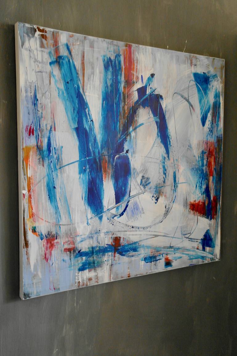 Original Abstract Expressionism Abstract Painting by Michelle Hold