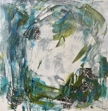 Original Abstract Expressionism Abstract Paintings by Michelle Hold