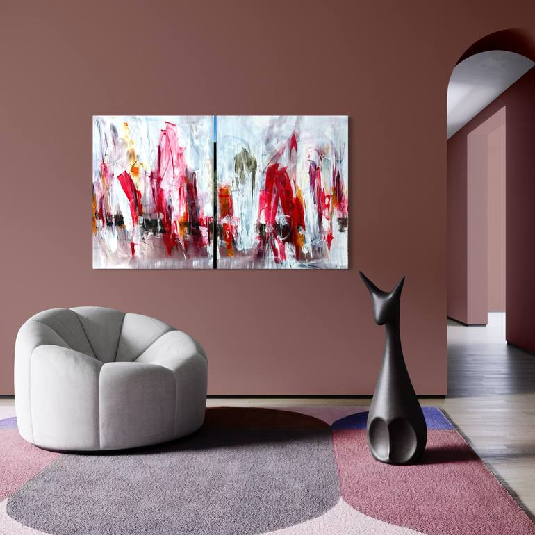 Original Abstract Expressionism Abstract Painting by Michelle Hold