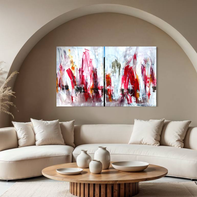 Original Abstract Expressionism Abstract Painting by Michelle Hold