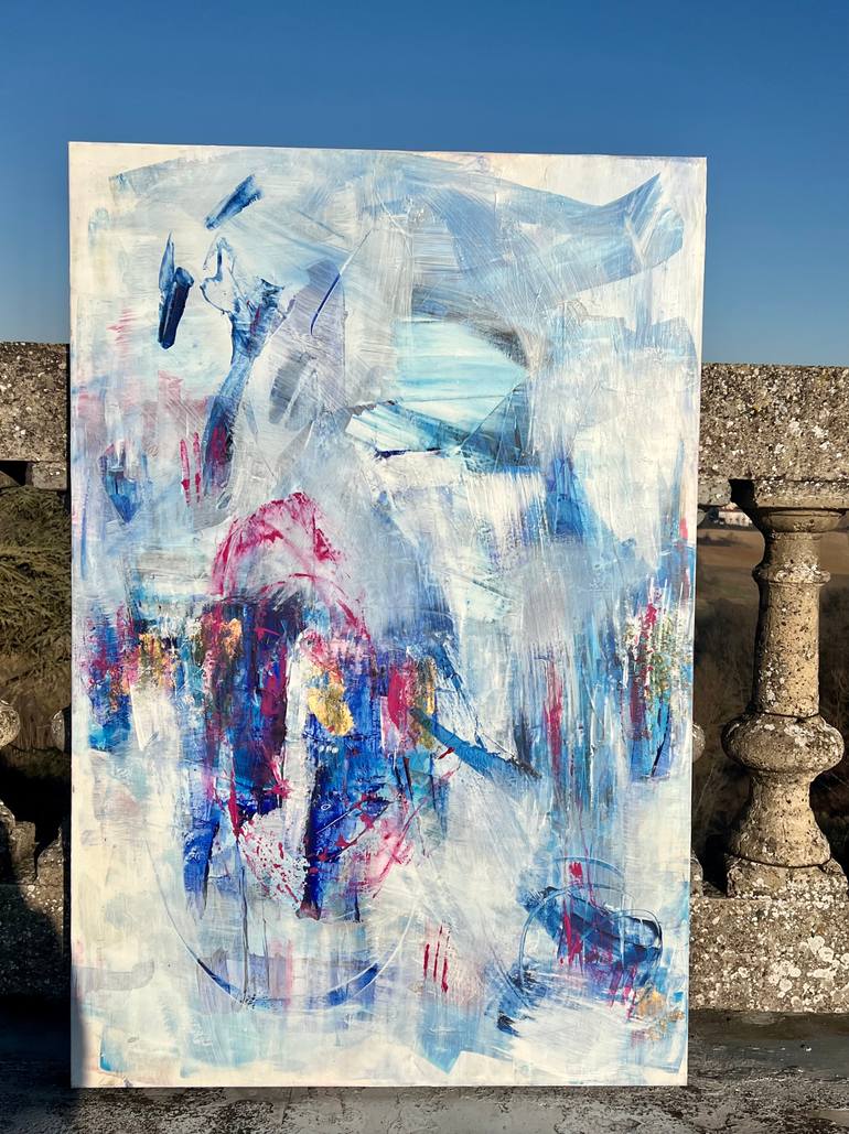 Original Abstract Expressionism Abstract Painting by Michelle Hold