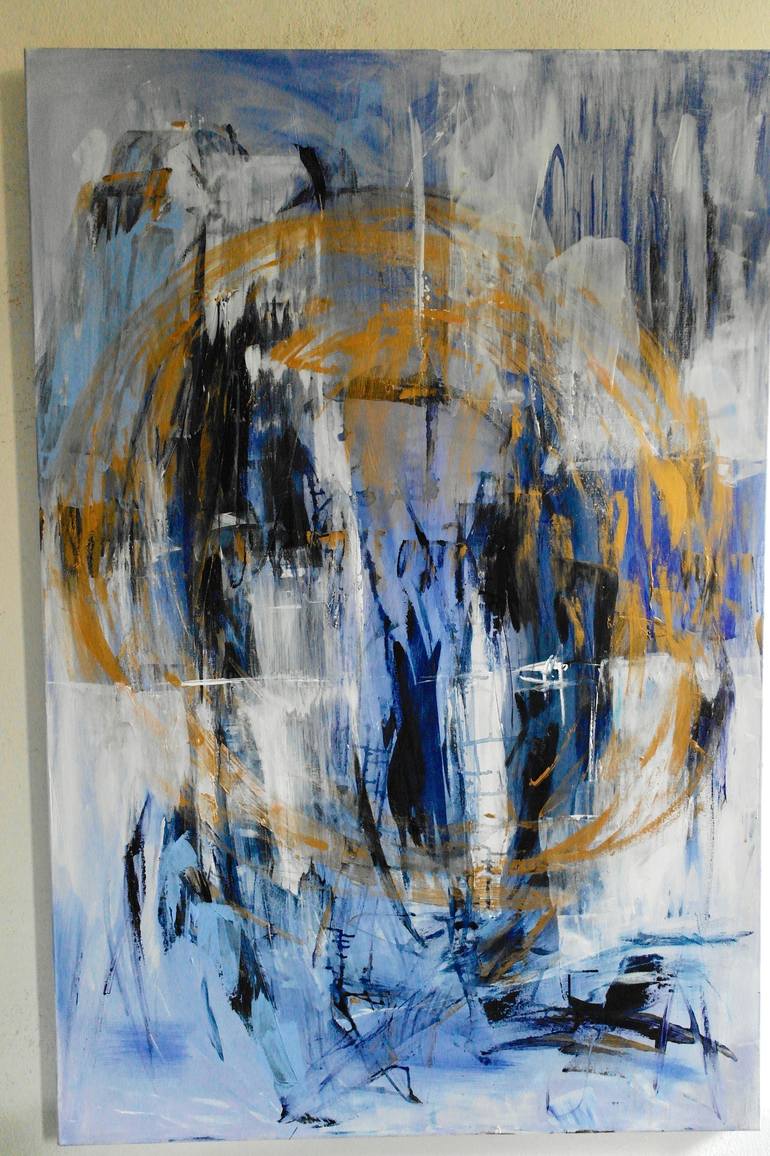 Original Abstract Expressionism Abstract Painting by Michelle Hold