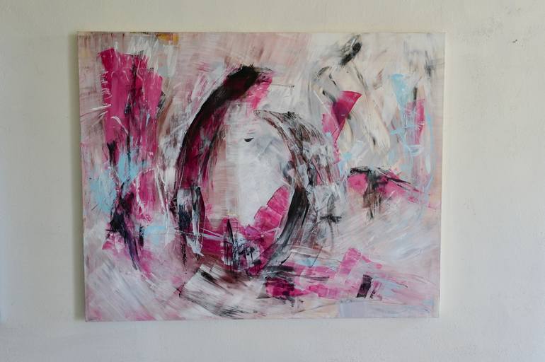 Original Abstract Expressionism Abstract Painting by Michelle Hold