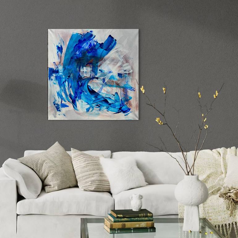 Original Abstract Expressionism Abstract Painting by Michelle Hold